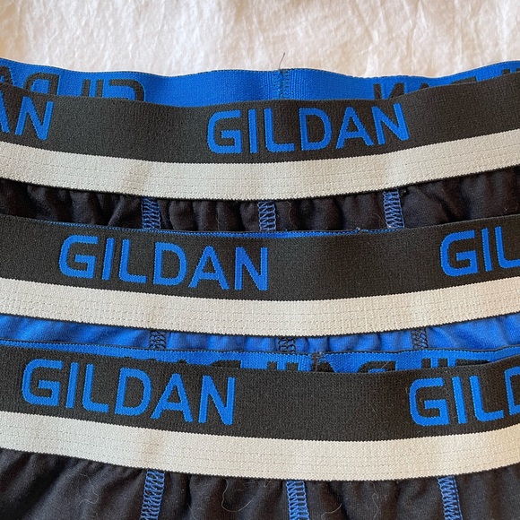 3 Boxers - Blue / Black - Sz:L - Picture 3 of 4